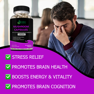 High Quality Mushroom Capsules with Boosts Energy Vitality Supports Wellness Vitality Nith 10 Mushroom Healthy Extracts - Product Image 5