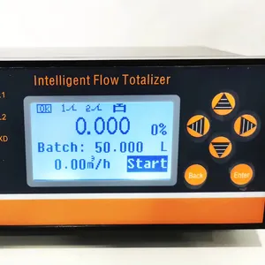 Cuantitativos lote controlador totalizador medidor de flujo digital pantalla LCD