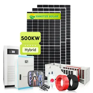 300kw 500kw Off Grid Zonne-Energieopslagsysteem Zonnegenerator Met Paneel