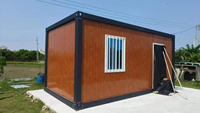 Maison préfabriquée détachable en conteneur, imperméable et isolée thermiquement, adaptée aux conditions météorologiques humides et pluvieuses de l'île de Chiloé