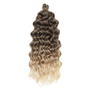 Extension de cheveux synthétiques pour tressage, avec boucles hawaïennes, de 18 pouces et 24 pouces - Product Image 4