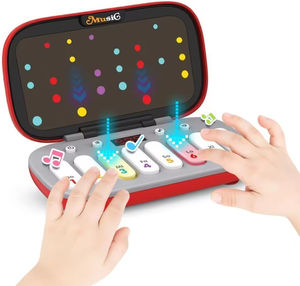 Machine de jeu de rythme musical éducative, piano électronique avec système de notation, entraînement à la vitesse des doigts et jouet d'interaction parent-enfant - Product Image 1