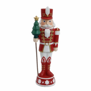 5 Inch H Nhựa Hồng Y Chim Kệ Sitter <span class=keywords><strong>Craft</strong></span> Với Vòng Hoa Trang Trí Giáng Sinh - Product Image 6