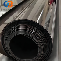 Bâche géomembrane HDPE/LLDPE pour bassin, protection anti-UV, épaisseur 1 mm, échantillon gratuit disponible, pour pisciculture, aquaculture, barrage, décharge sanitaire, durée de vie 5 ans et plus