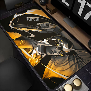 Grand tapis de souris de jeu 31.5x11.8 pouces XXL étendu pour la souris et le clavier Tapis de souris de jeu compétitif antidérapant Hot Blood - Product Image 6