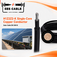 Câble solaire photovoltaïque H1Z2Z2-K à conducteur unique en cuivre étamé toronné avec isolation et gaine réticulées conformes à la norme EN 50618