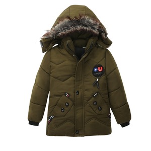 Ventes en gros de vestes en fourrure pour enfants, bébés et garçons, manteaux longs pour l'hiver - Product Image 2