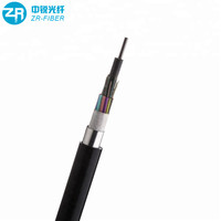 Cable de Fibra Óptica Subterráneo GYTA GYTS de 12, 24 y 48 Núcleos, G652D, Monomodo, Blindado, para Exteriores, Precio por Metro