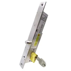 Goedkope Elektrische Bout Lock Fail Secure Electric Drop Bout Lock W/Cilinder Lockset Deurslot Voor Toegangscontrole