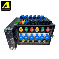 Boîte de rack professionnelle 220V 12 voies/16 voies sortie équipement d'alimentation distributeur de puissance Audio équipement de scène sonore extérieur