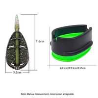 Plateau porte-appâts pour la pêche à la carpe, plomb de pêche en alliage de zinc, Method Feeder 25g 35g 45g, porte-appâts de pêche, Method Feeder en ligne pour la pêche à la carpe