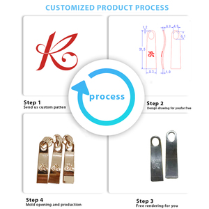 Chenqi Bán Buôn Nhanh Chóng Thiết Kế <span class=keywords><strong>Logo</strong></span> Đúc Colourful Tùy Chỉnh Cao Su Dây Kéo Puller Mùa Xuân Khóa Dây Kéo Thanh Trượt Cho Quần Áo - Product Image 5