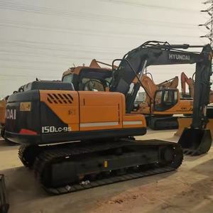 Excavatrice d'occasion de bonne qualité, Hyundai 15 tonnes 150LC-9, excavatrice sur chenilles d'occasion, Hyundai 150LC-9, faible nombre d'heures de fonctionnement - Product Image 3
