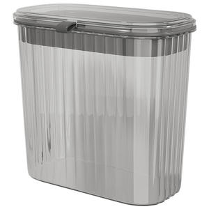 Panier à linge mural rectangulaire anti-poussière avec couvercle pour salle de bain, maison, dortoir, organisateur de rangement - Product Image 3