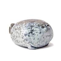 Bantal Boneka Anjing Laut Gemuk 3D Lucu, Boneka Singa Laut, Mainan Boneka Isi Dakron, Bantal Tidur Bayi, Hadiah untuk Anak Perempuan