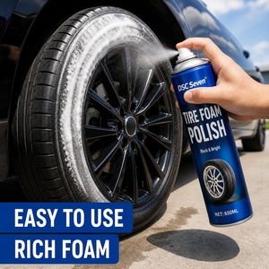 Spray Schiumogeno Lucidante per Pneumatici con Logo Personalizzato, Sicuro per Ruote e Vernice, Fornitore OEM di Prodotti per la Cura dell'Auto, Pulisce e Protegge in <span class=keywords><strong>un</strong></span> Solo Passaggio - Product Image 2