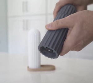 Nouveau moulin à poivre <span class=keywords><strong>de</strong></span> conception haut <span class=keywords><strong>de</strong></span> gamme, 7 pouces, 80 ml, moulin à <span class=keywords><strong>sel</strong></span> et à poivre manuel en bois coloré avec support - Product Image 6