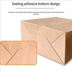 Factory-made Brown Disposable Paper <b>Bags</b>, <b>Food</b> Packaging <b>Bags</b>, Takeout Paper <b>Bags</b>, Recyclable Paper <b>Bags</b> - Product Image 6