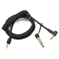 Câble d'extension audio auxiliaire de remplacement 3,5 mm 6,5 mm compatible avec les écouteurs sans fil Beat By Dr.Dre Solo Studio Pro Detox Mixr