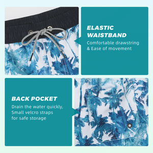 Fabricante de Trajes de Baño Personalizados para Hombre, Fábrica de Shorts de Baño para Hombre con <span class=keywords><strong>Desarrollo</strong></span> de Patrones Personalizados y Control de Ajuste - Product Image 4