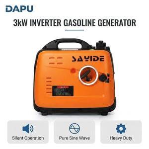 3kW 4-Stroke Gasoline <b>Generator</b> 3000W Ultra Quiet Portable Power Station for Camping Home Emergency Backup - Product Image 1