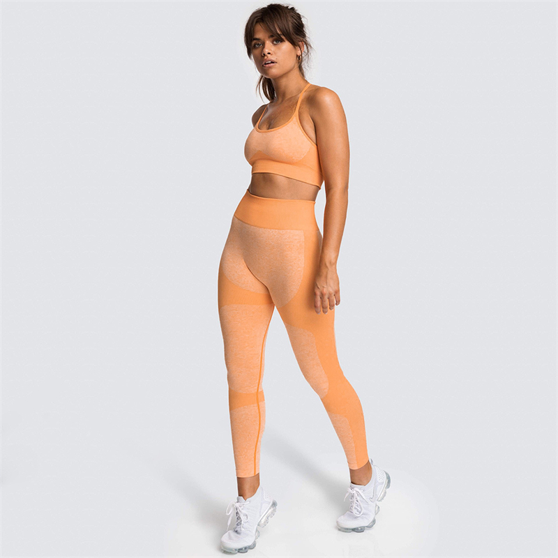 New Fashion Modern Breathable Workout Clothing Women Active Wear  Yoga Pants  BRA  8 colors