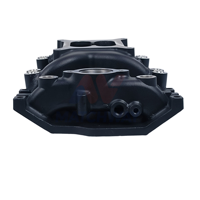 Collecteur d'admission MATCHWAY en aluminium noir usiné CNC, pour moteur SBC EFI Small Block pour Chevy Vortec 350 96