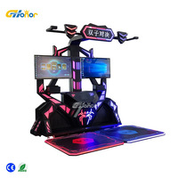 Dernier simulateur de jeu de duel VR pour parc d'attractions de divertissement VR, réalité virtuelle 9D, jeu de tir de film VR 2 joueurs à vendre
