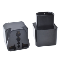 Adaptateur de prise universel vers C14 3 broches 10A 250V UK EU US vers IEC60320 adaptateur de convertisseur de Conversion mâle pour armoire PDU UPS
