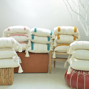 Bantal Gaya Boho, Gaya Etnis Mewah, Bantal Lempar Rumbai, Bantal Pinggang Ruang Tamu Eropa Utara - Product Image 4