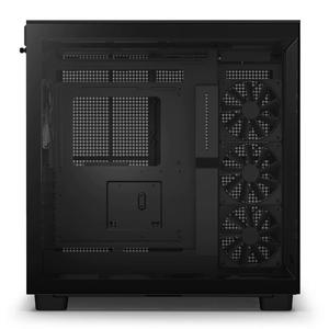 H9 Flow Black RGB Mid Tower High Airflow Gaming <span class=keywords><strong>PC</strong></span> Case con vidrio templado ATX/MATX Support - Product Image 4