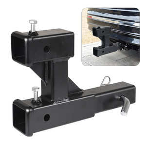 Attelage de remorque double allongé, capacité de charge 3000 kg, barre de remorquage noire YC102643 - Product Image 1