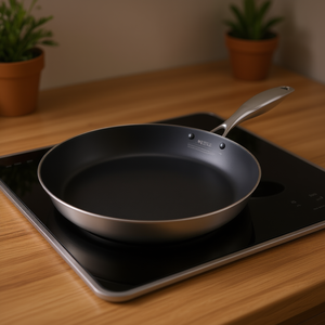 Sartén Antiadherente de Acero Inoxidable DB de 30 cm, Apta para Inducción, Diseño Moderno - Product Image 2