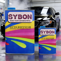 Peinture automobile 2K Laque transparente MS HS 1L/4L Résistante à la chaleur Peinture automobile couleur unie Revêtement transparent automobile pour la réparation de la carrosserie