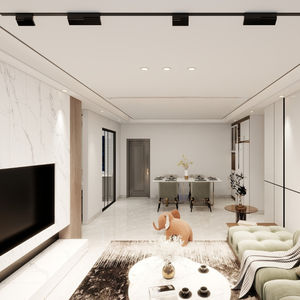 <span class=keywords><strong>Rail</strong></span> lumineux magnétique de haute qualité 10 mm, spots LED sur <span class=keywords><strong>rail</strong></span> réglables Tuya RGBW, éclairage sur <span class=keywords><strong>rail</strong></span> moderne à intensité variable pour salon - Product Image 6