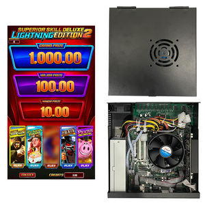 QIQU USA, Juego de Habilidad Multijuego 5 en 1, Edición Deluxe Lightning, de Alta Gama, para Máquina de Juegos - Product Image 1