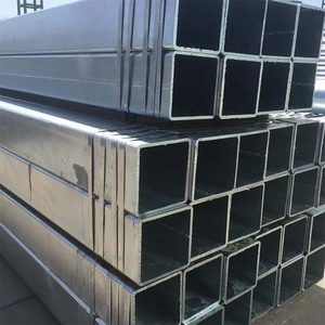 Tubo <span class=keywords><strong>in</strong></span> <span class=keywords><strong>Acciaio</strong></span> ERW Zincato a Caldo di Alta Qualità, Tubo Quadrato e Rettangolare <span class=keywords><strong>Nero</strong></span>, Lunghezza 6m/12m, Grado Q195-Q345, per Saldatura e Tubazioni - Product Image 2