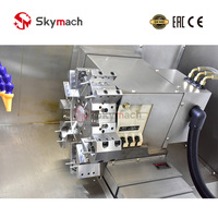 Tour CNC à banc incliné BR160L avec contre-pointe hydraulique pour l'usinage de composants de longues tiges et d'essieux