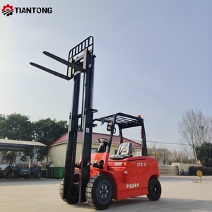 3.5톤 전동 지게차 접이식 마스트 고에너지 배터리, 유통센터 중량물 적재용으로 인기 판매 중 - Product Image 3