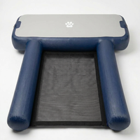 Rampe aquatique gonflable pour animaux de compagnie, antidérapante, robuste, en PVC de qualité marine renforcé, à entrée facile et sécurisée, pour accès au bateau.