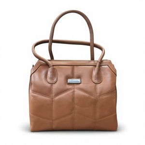 Bolsos de Mano Casuales de Moda para Mujer, de Cuero Puro de Lujo, Plegables, con 3 Compartimentos con Cierre, Impermeables, de Gran Capacidad, Resistentes al Agua y Ligeros - Product Image 4
