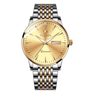 J6603 JLANDA Orologio Classico da Uomo e Donna con Doppio Calendario, Luminoso, Orologio al Quarzo per Coppie, Impermeabile in Acciaio Inossidabile - Product Image 5
