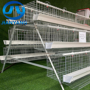 Otomatik besleme ile kümes hayvancılığı için sıcak daldırma galvanizli A tipi katmanlı tavuk kafesi sistemi - Product Image 4