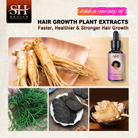 Produit de Soin Capillaire Sevich Chebe 100% Naturel, Huile de Croissance Capillaire, Huile de Poudre de Chebe Africaine, Traitement Anti-Chute pour les Bords