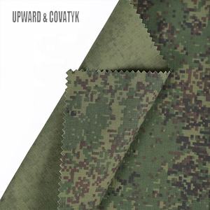 Aufwärts 65% Polyester 35% Baumwolle 20S * 16S Gewebter wasserdichter Druck Uniform EMR Camouflage <span class=keywords><strong>Fabric</strong></span> - Product Image 1