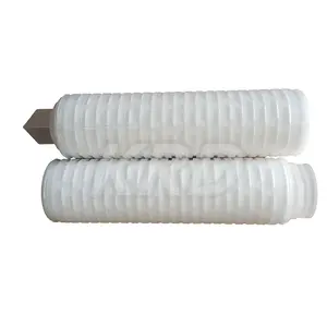 Professional manufacturers pp folding water filter Supply 0.1 micron Nylon pleated filter element