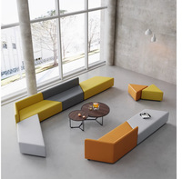 Canapé de réception d'entreprise de luxe pour PDG, modèle 2023, en cuir moderne, ensemble de canapés de bureau, ensemble de meubles pour salle d'attente