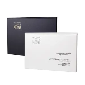 Papel de Acuarela de Grano Medio y Fino de 300g, Pulpa de Algodón de Alta Absorción, 20 Hojas/Libro para Entusiastas del Arte y Estudiantes - Product Image 2