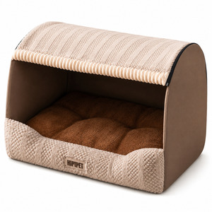Coussin pour animaux de compagnie en flanelle pour grands chiens et chats avec fond antidérapant, lavable et chaud - Product Image 1