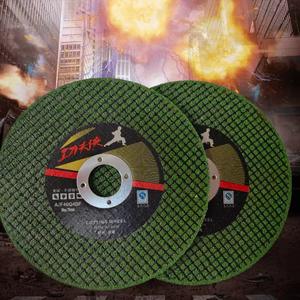Disques de meuleuse d'angle en acier inoxydable et acier au carbone de haute qualité, roues de coupe métalliques renforcées à double maille vertes, livraison gratuite - Product Image 1